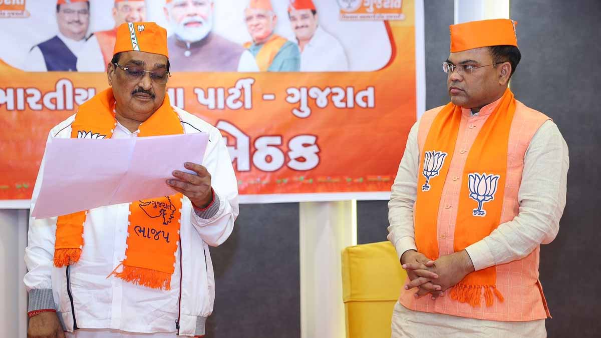 in-surendranagar-two-days-gujarat-bjp-state-executive-meeting-starts-plan-for-the-lok-sabha-elections-will-be-formulated-81824