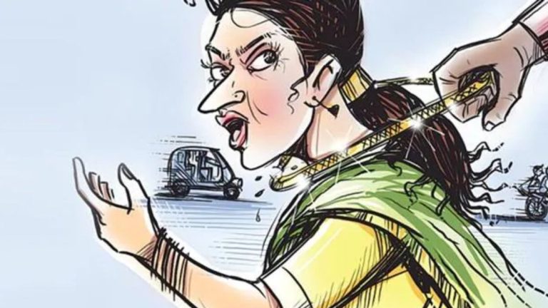 Chain Snatching In Vadodara: વડોદરામાં અછોડાતોડ ગેંગનો આતંક: વૃદ્ધાનો બે  તોલાનો સોનાનો અછોડો તોડી ટોળકી ફરાર, પોલીસ એક્શનમાં -The gang broke two  tola gold of an old man and ...