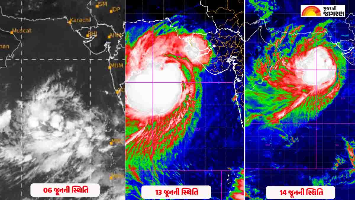 Gujarat Cyclone Biporjoy Track 1 
