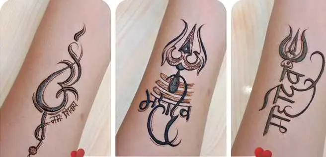 Trishul Lord Shiva Gods Spiritual tattoos – Temporarytattoowala