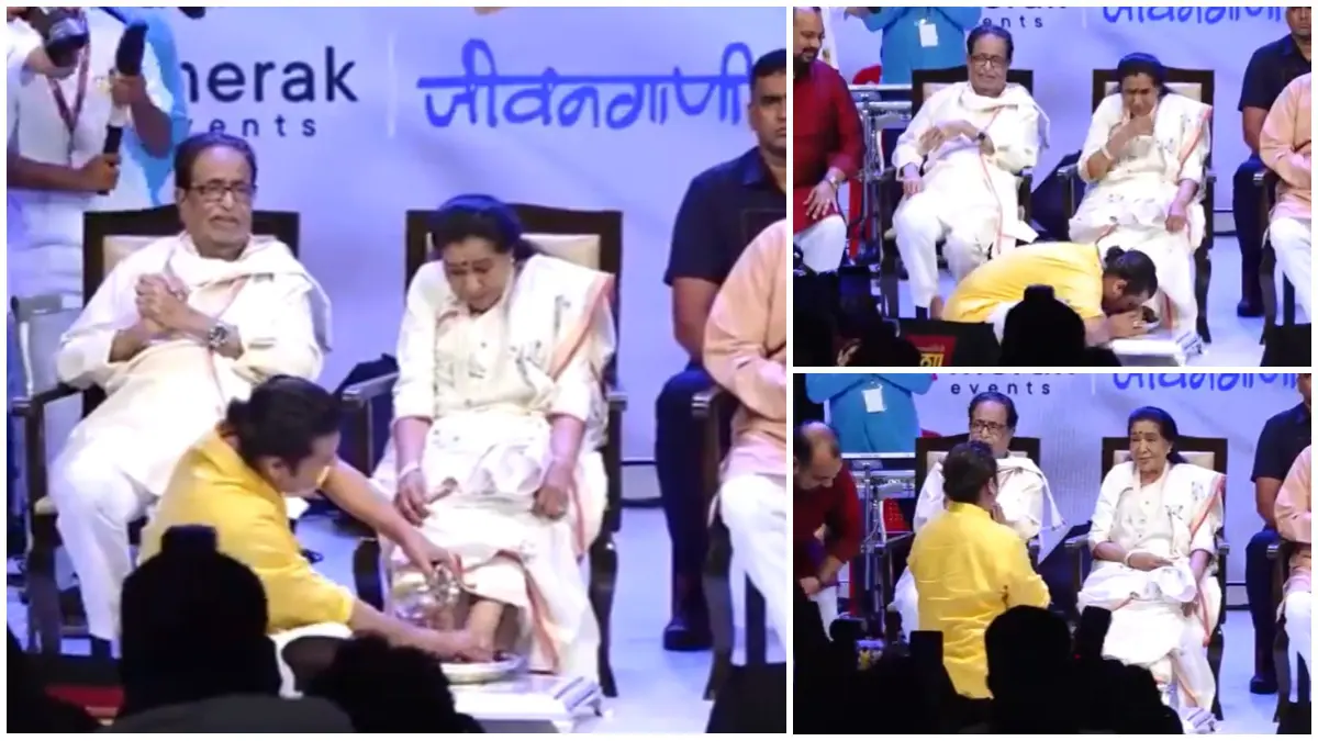 Sonu Nigam: સોનુ નિગમે આશા ભોંસલેના પગ ધોઈને આશીર્વાદ લીધા, વીડિયો વાયરલ થતા લોકોએ આપી પ્રતિક્રિયા