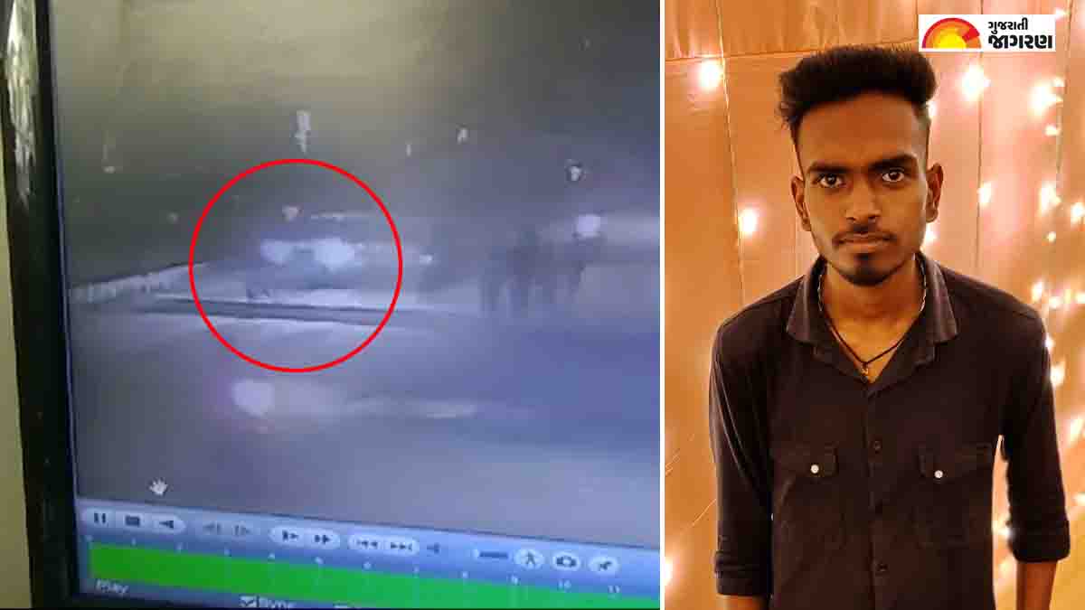 Vadodara Accident CCTV: વડોદરામાં 48 કલાક મોત સાથે લડ્યા બાદ યુવકે દમ તોડ્યો, પૂરપાટ ઝડપે આવતી કારે યુવકને અડફેટે લીધો હતો