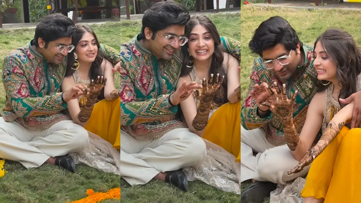 malhar-thakar-wedding-video-find-his-name-in-puja-joshi-mahendi-hand-437024