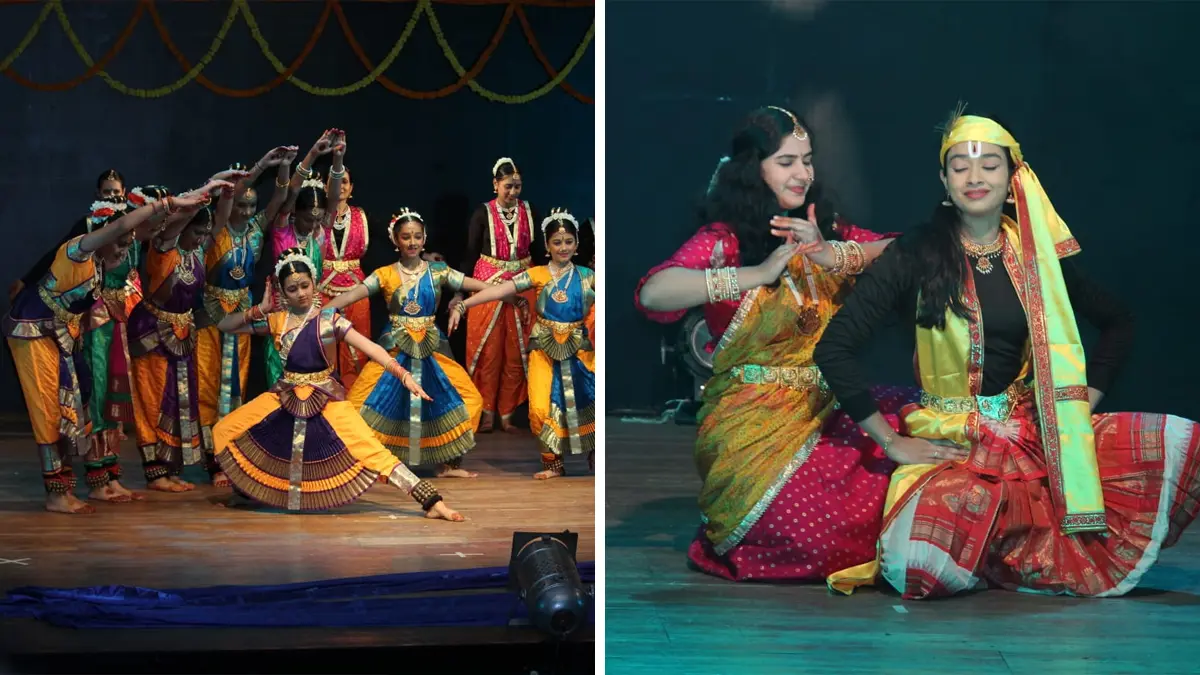 ahmedabad-news-dasavatar-gujarati-dance-drama-staged-grandly-at-silver-oak-university-students-presented-a-unique-color-of-the-art-440297