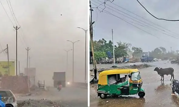 Weather Forecast: દેશભરમાં તોફાની વરસાદ અને કરાનો કહેર: અનેક જગ્યાએ વૃક્ષો ધરાશાયી અને પાકને ભારે નુકસાન; IMD દ્વારા 18 રાજ્યો માટે એલર્ટ જાહેર