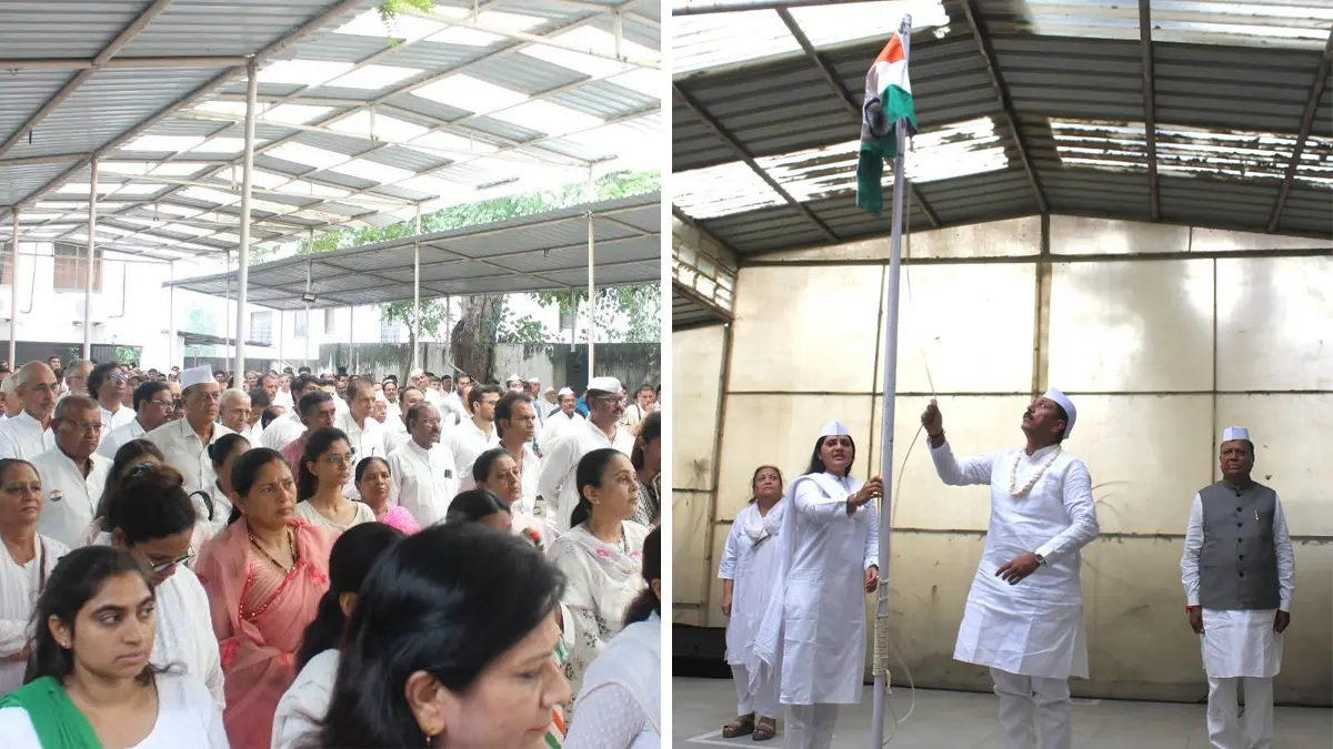 Ahmedabad: ગુજરાત પ્રદેશ કોંગ્રેસ સમિતિના પ્રમુખ અમિત ચાવડા ધ્વજવંદન કર્યું, સ્વાતંત્ર્ય દિવસની આપી શુભેચ્છાઓ
