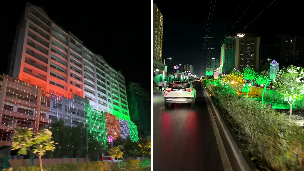 ahmedabad-nikol-road-decorated-with-lights-for-pm-modis-visit-1-5-km-grand-road-show-planned-590821