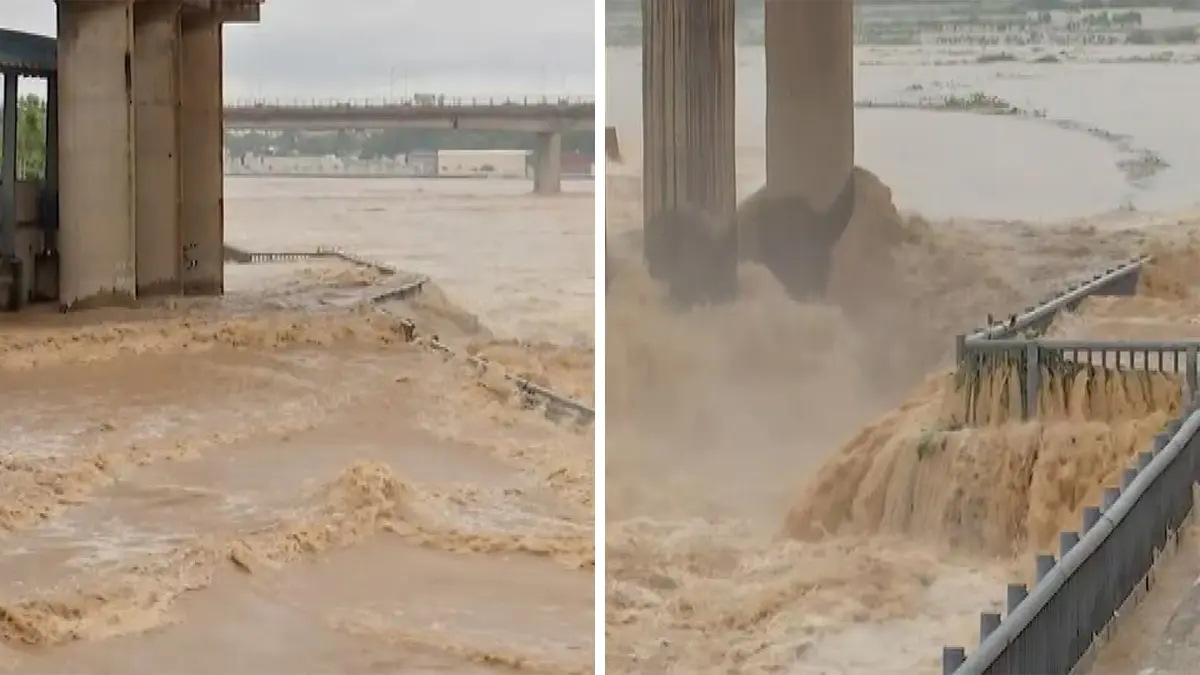 ahmedabad-rain-60000-cusecs-released-from-sant-sarovar-sabarmati-overflows-three-districts-including-ahmedabad-on-alert-590998