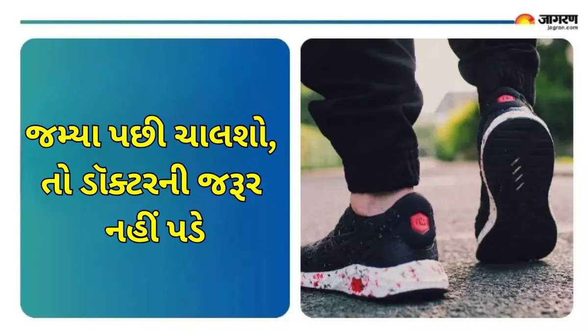 10 Minute Walk Benefits: જમ્યા બાદ માત્ર 10 મિનિટ વૉક કરવાથી સ્વાસ્થ્યને થશે જબરદસ્ત ફાયદા, જાણી લેશો તો આજથી જ આદત અપનાવશો