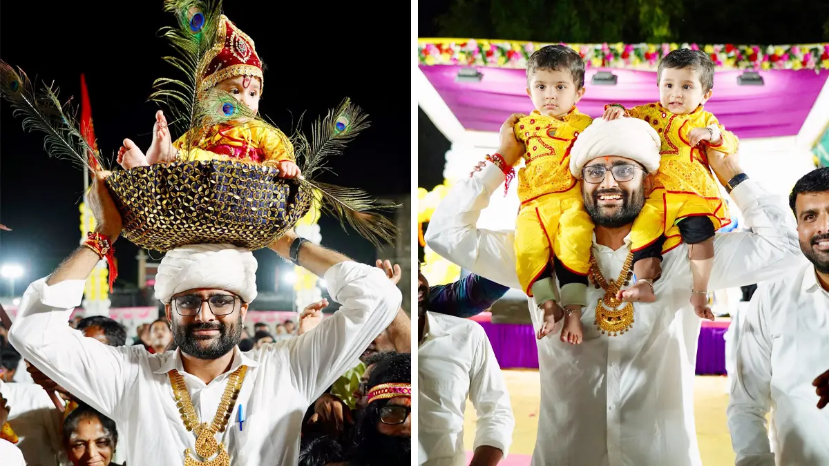Gopal Italia: બગડુ ખાતે ધારાસભ્ય ગોપાલ ઈટાલિયા દ્વારા ભવ્ય જન્માષ્ટમીની ઉજવણી, મહારાસમાં લોકો સાથે ધારાસભ્ય પણ જોડાયા