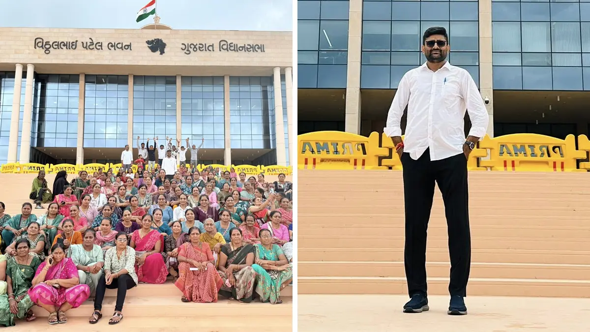 mla-gopal-italia-took-150-sisters-from-visavadar-to-the-assembly-the-sisters-expressed-happiness-590471
