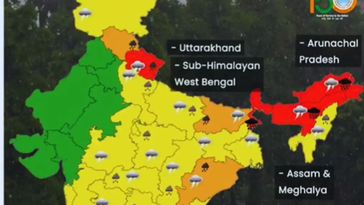 Weather Today: હિમાચલમાં 116ના મોત, ઉત્તરાખંડમાં 1000 લોકોનું રેસ્ક્યુ, યુપી-બિહાર સહિત ઘણા રાજ્યોમાં ભારે વરસાદનું એલર્ટ