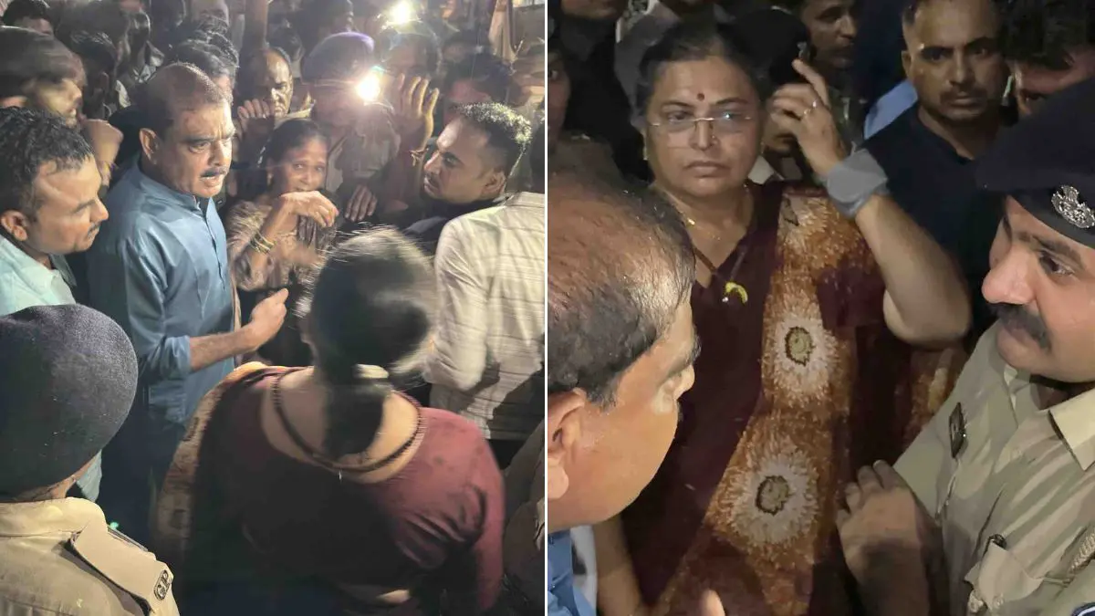 patan-mla-kirit-patel-and-municipal-chief-officer-hiral-thakar-clash-again-over-hoarding-removal-593661