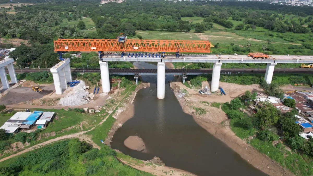 Bullet Train Project: વિશ્વામિત્રી નદી પર મુંબઈ-અમદાવાદ બુલેટ ટ્રેન પ્રોજેક્ટ માટે પુલનું નિર્માણ કાર્ય પૂર્ણ