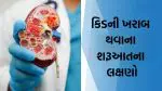 કિડની ફેલ થતા પહેલા શરીર આપે છે આ સંકેતો: જાણો કયા લક્ષણોને ન અવગણના જોઈએ