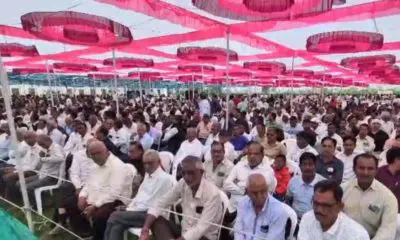 Sabarkantha: કાંકરોલમાં હુડા રદ્દ કરવા માટે ખેડૂતોનું મહાસંમેલન, 'HUDA હટાવો, જમીન બચાવો'ના નારા સાથે 15 દિવસનું અલ્ટીમેટમ આપ્યું