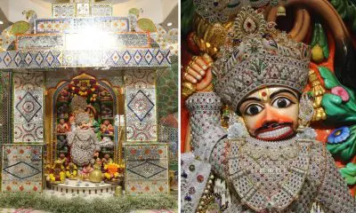 Salangpur Hanumanji: શ્રીકષ્ટભંજનદેવ હનુમાનજીને હીરાજડિત ચાંદીના વાઘા અને સિંહાસને કાંચના મહેલની થીમનો કરાયો શણગાર
