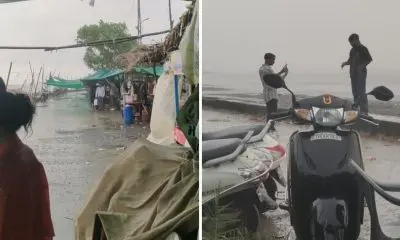 Valsad Rain: વલસાડમાં તોફાની પવન સાથે ધોધમાર વરસાદ, તીથલ દરિયા કિનારે અચાનક વરસાદ પડતાં ફરવા આવેલા લોકોમાં આનંદ