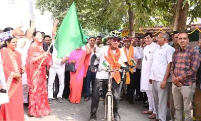 Sabarkantha News: સરદારને સમર્પિત સાયકલ યાત્રાઃ આઠ દિવસની અવિરત યાત્રા બાદ આરવ ભારદ્વાજ હિંમતનગર ખાતે પહોંચ્યા