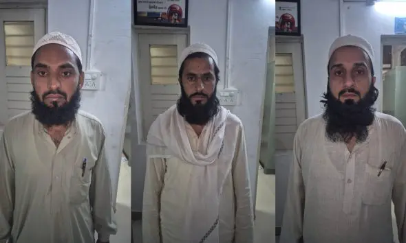 Gir Somnath: નવા બંદરની મસ્જિદમાં રોકાયેલા 3 શંકાસ્પદ કાશ્મીરીઓની અટકાયત, પોલીસે છાપો મારતા જમી રહેલા ત્રણેયને ઉપાડી લીધા