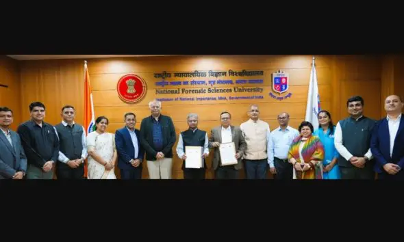 SEBI Signs MoU With NFSU:ડિજિટલ ફોરેન્સિક્સ અને સાયબર સુરક્ષા ક્ષેત્રે ક્ષમતા-નિર્માણ માટે SEBIએ NFSU સાથે સમજૂતી કરાર કર્યા