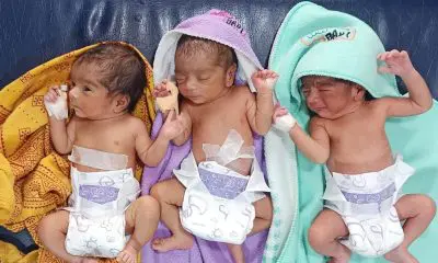 Patan: હારીજમાં બાળક ઊંધું અને બે ત્રાંસા હોવા છતાં મહિલાએ એક સાથે ટ્રિપ્લેટ્સને જન્મ આપ્યો, 15 વર્ષે પારણું બંધાતા પરિવારમાં અઢળક હરખ