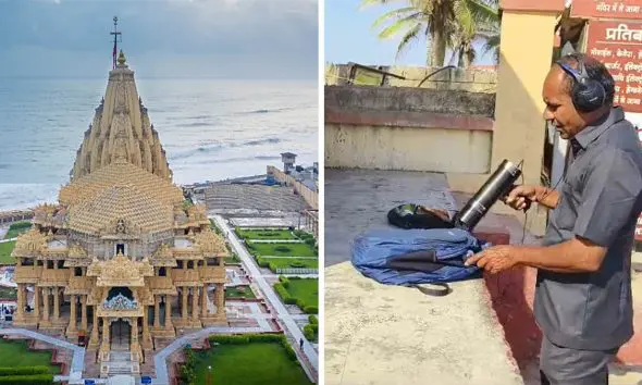 Somnath Mandir: દિલ્હીમાં બ્લાસ્ટ બાદ સોમનાથ મંદિરની સુરક્ષા વધુ કડક કરવામાં આવી, ભક્તોની સલામતી માટે લોખંડી બંદોબસ્ત ગોઠવાયો