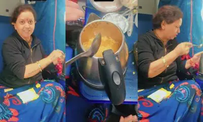 'યાત્રીગણ કૃપયા ધ્યાન દે..!' ટ્રેનના AC કૉચમાં ઈલેક્ટ્રીક કીટલીથી મેગી બનાવતી મહિલાનો VIDEO VIRAL, રેલવેએ કાર્યવાહી કરી