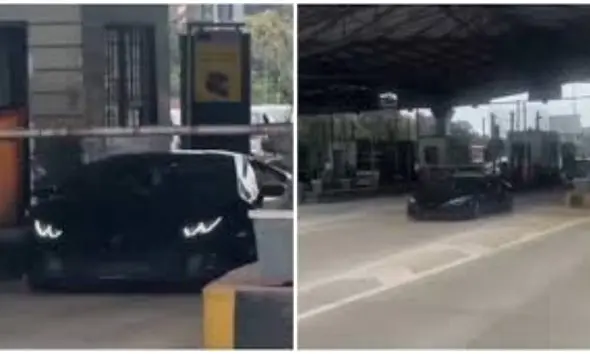 Video: ટોલગેટ તોડ્યા વિના નીચેથી પસાર થઈ ગઈ 4.99 કરોડની Lamborghini Huracan, લોકો જોતા જ રહી ગયા…