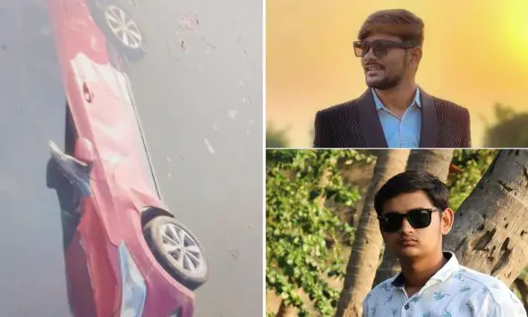 Junagadh Accident: જૂનાગઢના મેંદરડામાં અકસ્માતઃ બેકાબૂ કાર પલટીને તળાવમાં ખાબકી, બે યુવકોના મોત, ત્રણને હોસ્પિટલ ખસેડાયા