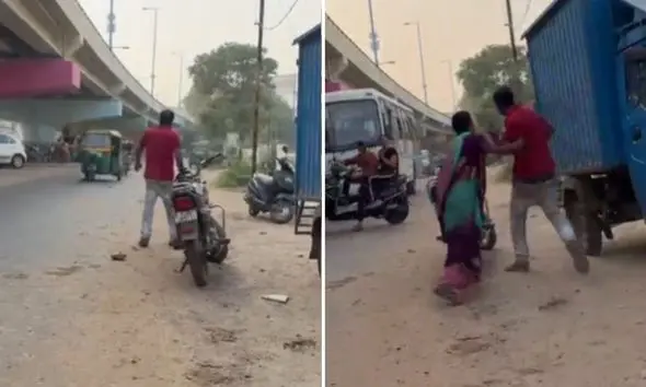 Vadodara News: હરિનગર બ્રિજ નજીક માથાભારે યુવકે વિસ્તાર માથે લીધો, પથ્થર વડે બાઈકની તોડફોડ, મહિલા હુમલાનો પ્રયાસ