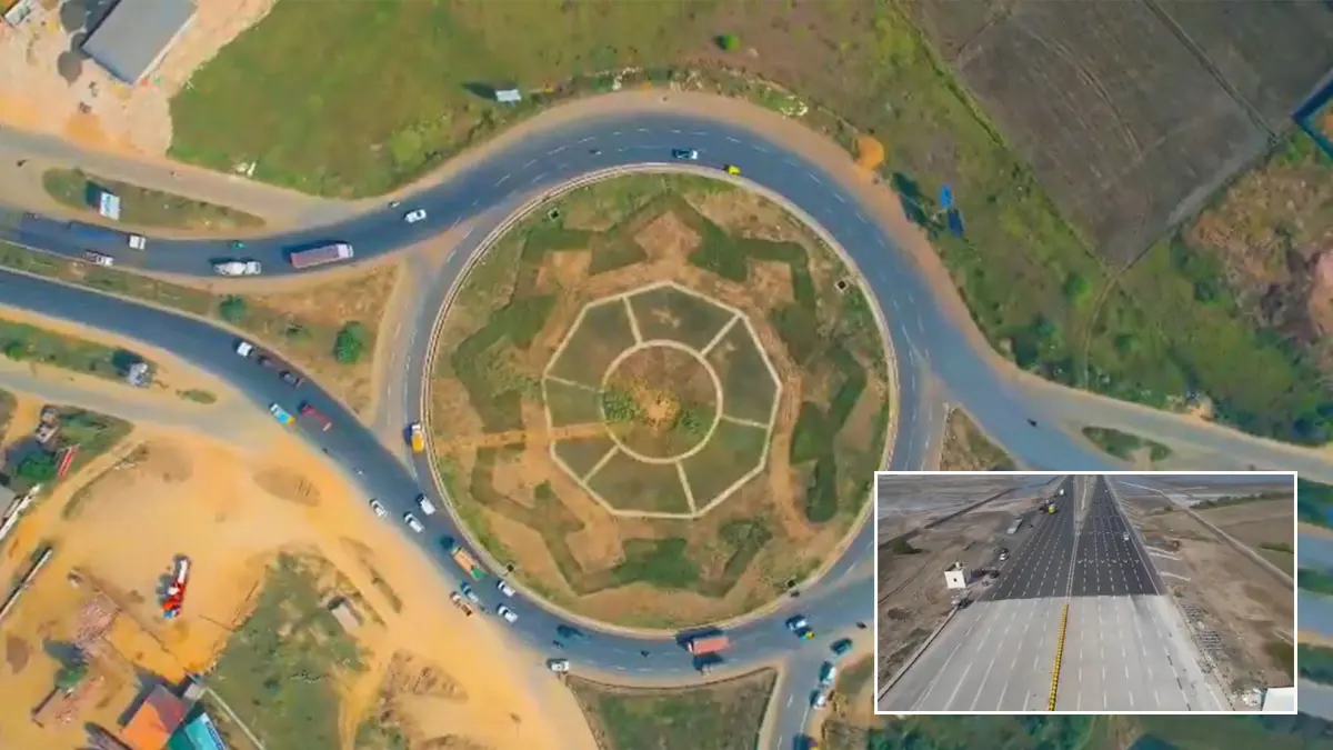 Ahmedabad–Dholera Expressway Drone Video: અમદાવાદ-ધોલેરા વચ્ચોને 109 કિ.મી.નો હાઇવે બનીને તૈયાર, હાઇ-સ્પીડ કોરિડોરને અદભૂત નજારો
