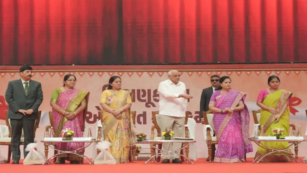 મુખ્યમંત્રી ભૂપેન્દ્ર પટેલના હસ્તે 9,000 થી વધુ આંગણવાડી કાર્યકરોને  નિમણૂકપત્ર એનાયત