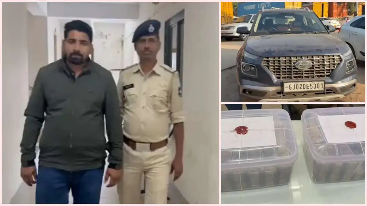 શામળાજી ચેકપોસ્ટ પર મોટી સફળતા: રાજસ્થાનથી ગુજરાતમાં પ્રવેશતી વેન્યૂ કારમાંથી 1 કરોડ 5 લાખ રોકડા ઝડપાયા