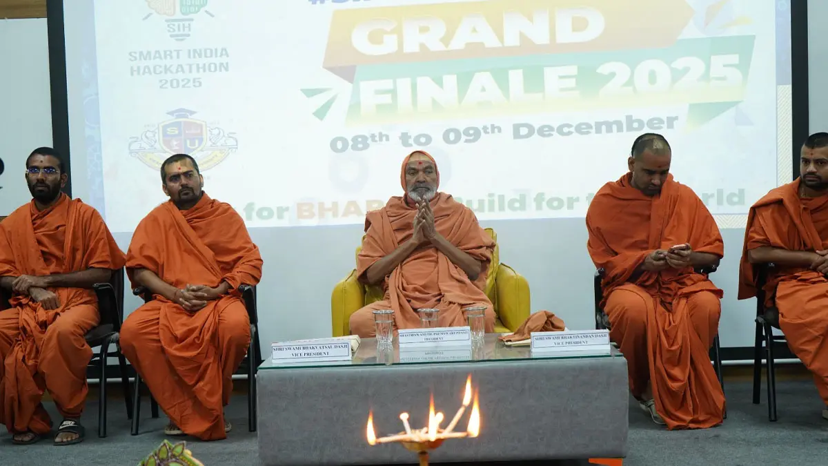 Gandhinagar News: સ્વામીનારાયણ યુનિવર્સિટીમાં સ્માર્ટ ઇન્ડિયા હેકાથોન 2025નો ફાઇનલ રાઉન્ડ સંપન્ન