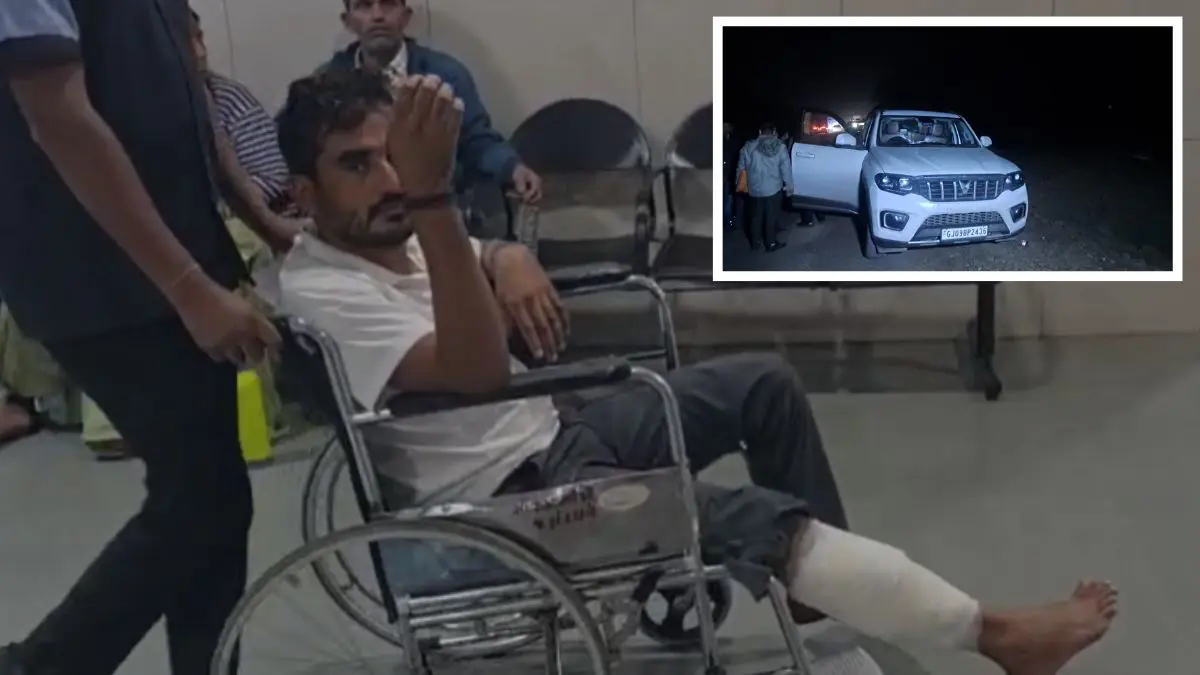 dahod-crime-news-smc-fires-on-notorious-associate-of-bishnoi-gang-attempts-to-escape-by-attacking-police-failed-665004