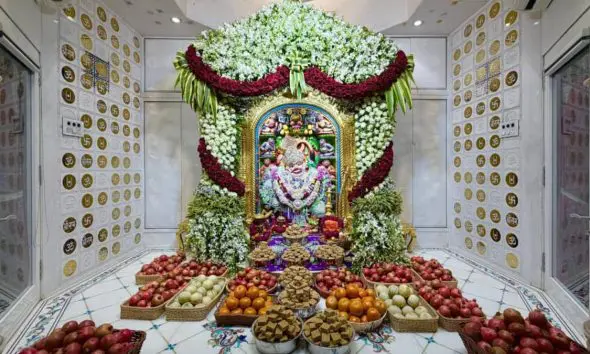 Botad: સાળંગપુર ધામમાં કષ્ટભંજનદેવને જરદોશી વર્કના વાઘા અને ઓર્કિડ-ગુલાબનો શણગાર, ભક્તો ભાવવિભોર