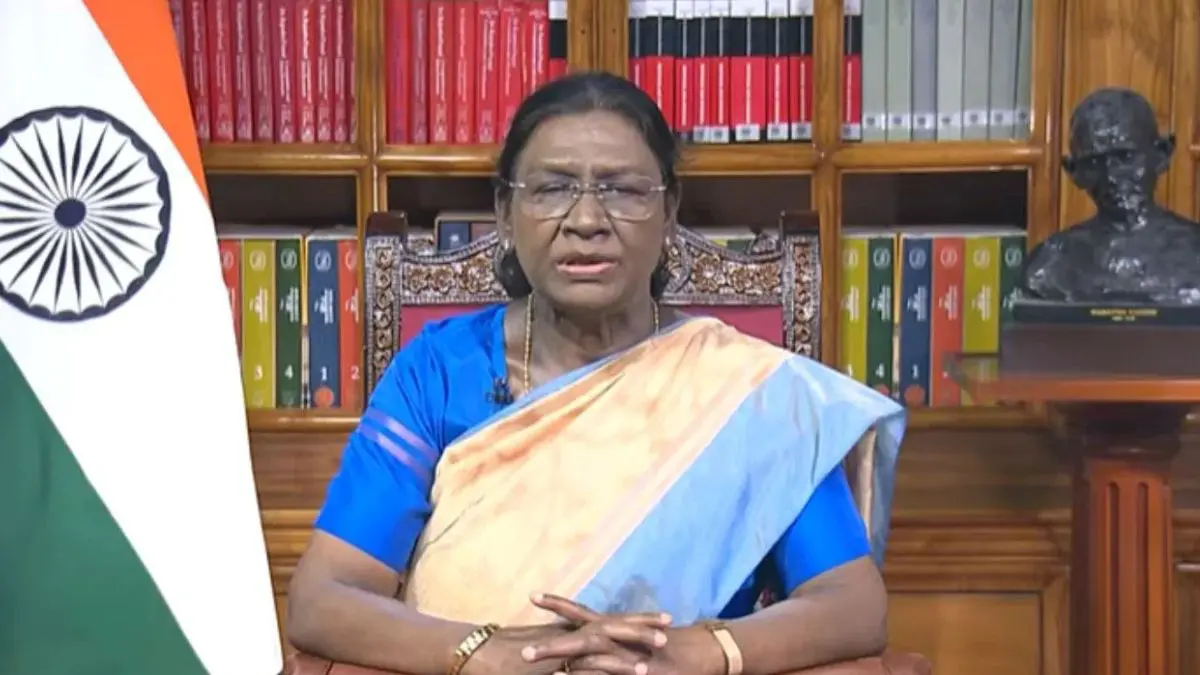 Republic Day Eve Address: રાષ્ટ્રપતિ દ્રૌપદી મુર્મુએ રાષ્ટ્રને સંબોધનમાં કહ્યું- ભારત ટૂંક સમયમાં વિશ્વની ત્રીજી સૌથી મોટી અર્થવ્યવસ્થા બનશે