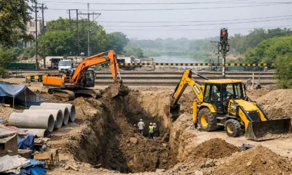 manjalpur-broad-gauge-railway-crossing-to-billabong-school-main-road-closed