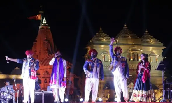 'સોમનાથ સ્વાભિમાન પર્વ': 'અઘોરી' બેન્ડની રૉક-જાઝ ફ્યૂઝન પ્રસ્તુતિ, શૂરવીરોના દુહા-છંદની રમઝટ બોલી