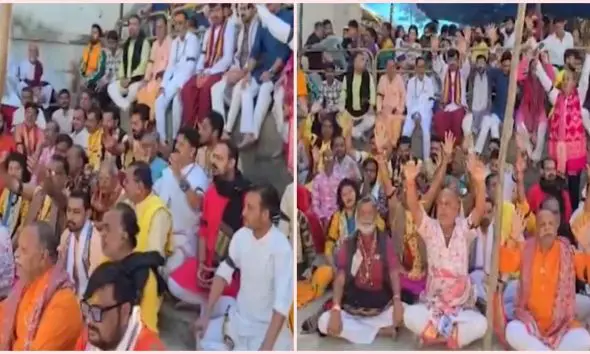 બેટ દ્વારકામાં ભભૂક્યો વિવાદ: બ્રાહ્મણોના મંદિરમાં પ્રવેશ પર પ્રતિબંધ મુકાતા કાળી પટ્ટી બાંધી વિરોધ, આંદોલનની ચીમકી આપી