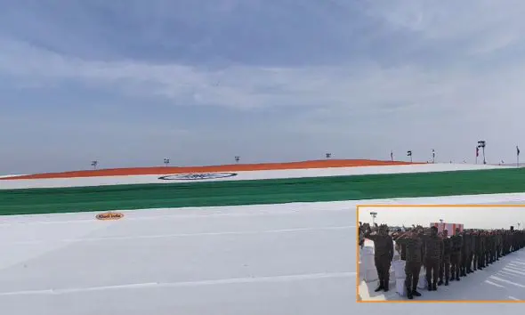 Republic Day 2026: કચ્છના સફેદ રણમાં પ્રજાસત્તાક પર્વની ઉજવણી, વિશ્વના સૌથી વિશાળ 'ખાદી તિરંગા'ને સેના અને BSFએ સલામી આપી