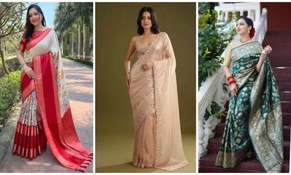 Saree Design: લગ્ન પ્રસંગે મેળવો આકર્ષક લુક; આ સાડી ડિઝાઇન્સ જે તમને ભીડમાં પણ રાખશે સૌથી અલગ!