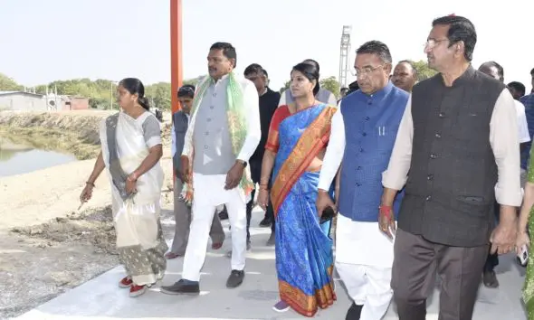 પાટડીના તળાવને અમદાવાદના કાંકરિયા જેવું આધુનિક બનાવાશે, પ્રભારી મંત્રી દર્શના વાઘેલાના હસ્તે 49 કરોડના વિકાસકામોનું લોકાર્પણ-ખાતમુહૂર્ત
