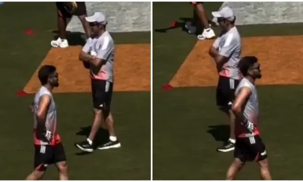 virat-kohli-gautam-gambhir-walked-each-other-but-didnt-even-look-at-one-another-video