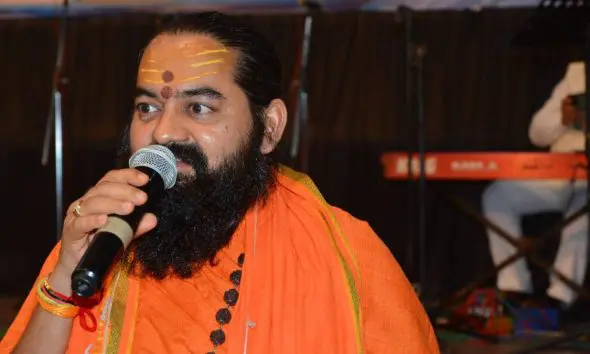 બગદાણા વિવાદઃ જીતુ વાઘાણીના ગઢમાં ઋષિ ભારતી બાપુની હુંકાર- 'લોકો જે ભાષામાં સમજે તે ભાષામાં સમજાવતા કોળી સમાજને આવડે છે'