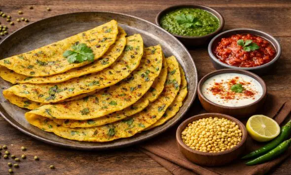 Moong Dal Chilla: પ્રોટીન થી ભરપૂર ક્રિસ્પી અને ચટપટા મગ ની દાળ ના ચિલ્લા બનાવવાની સરળ રેસીપી