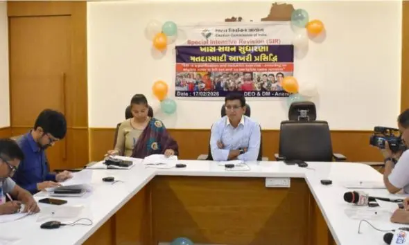 Anand Final Voter List: આણંદ જિલ્લામાં 15.89 લાખ મતદારો સાથે આખરી મતદાર યાદી તૈયાર, 19,606 નવા યુવા મતદારોનો ઉમેરો