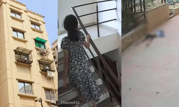 Vadodara: મકરપુરામાં યુવતીના આપઘાતની ધ્રુજાવી દેતી ઘટના CCTVમાં કેદ, હવેલી રેસકોમ એપાર્ટમેન્ટ પરથી પડતું મૂકી મોત માંગ્યું