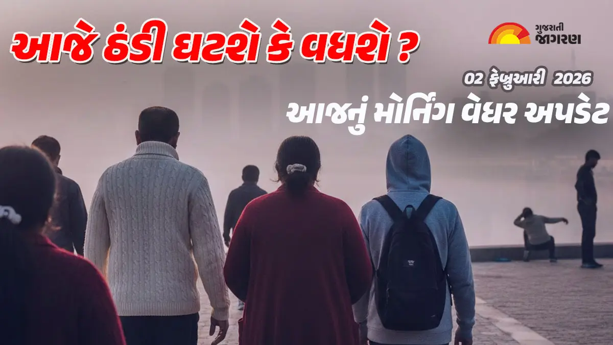 Gujarat Weather Forecast: ગુજરાતમાં ઠંડી ઘટી; ગાઢ ધુમ્મસ છવાઈ, વાતાવરણ વાદળછાયું રહેશે, જાણો હવામાન વિભાગની આગાહી